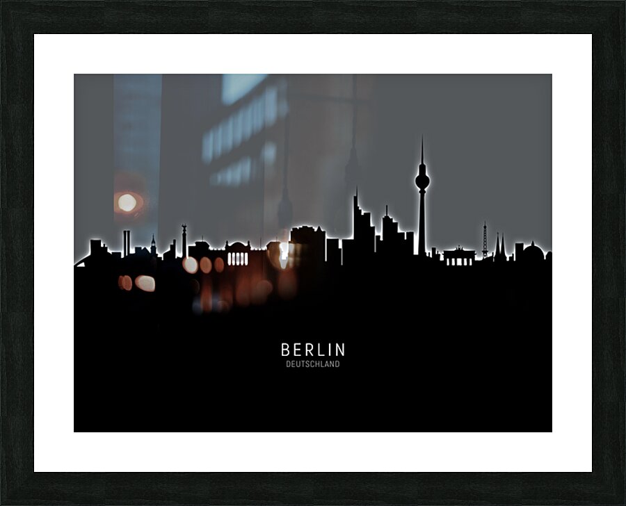 Berlin Germany Skyline Picture Frame print