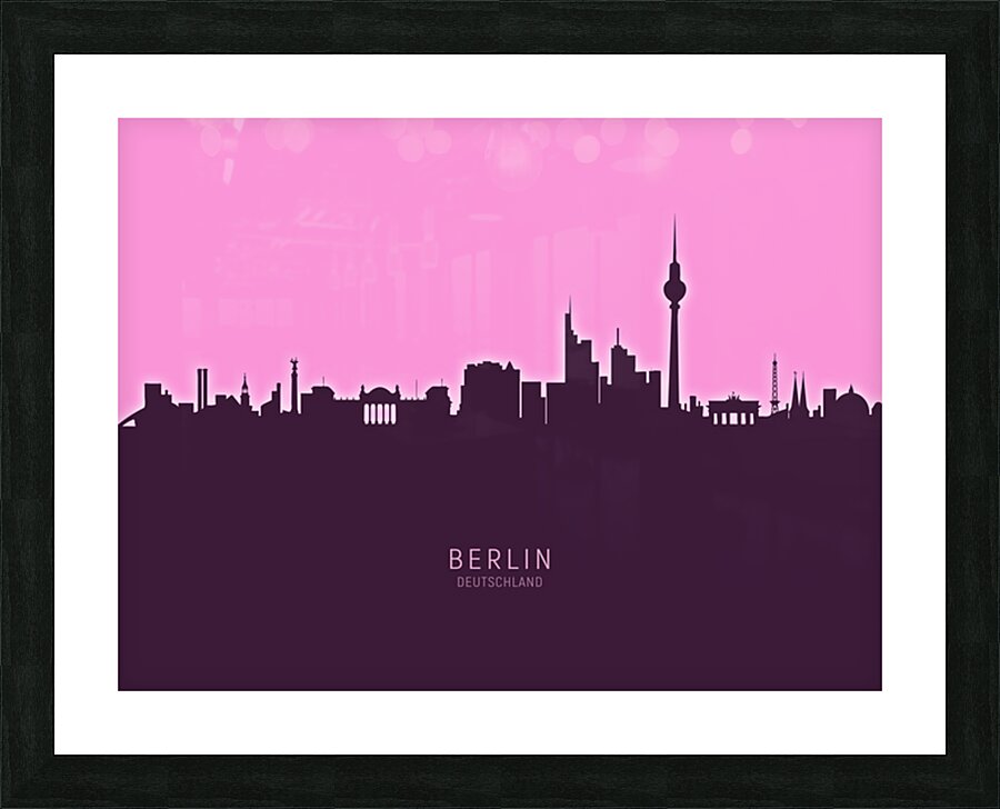 Berlin Germany Skyline Picture Frame print