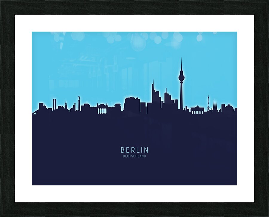 Berlin Germany Skyline Picture Frame print