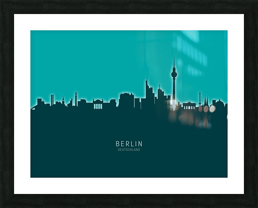 Berlin Germany Skyline Picture Frame print
