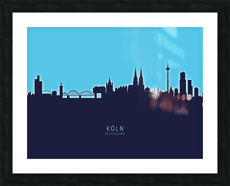 Cologne Germany Skyline Picture Frame print