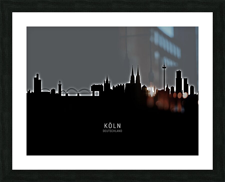 Cologne Germany Skyline Picture Frame print