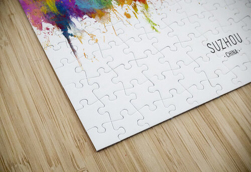 Suzhou China Skyline Michael Tompsett puzzle