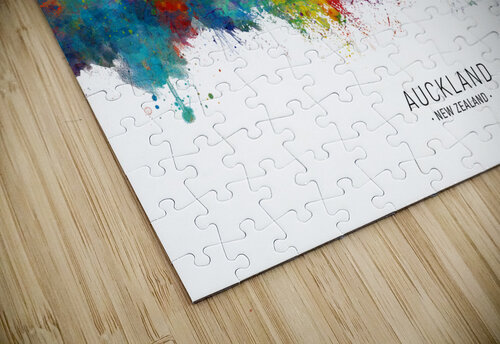 Auckland New Zealand Skyline Michael Tompsett puzzle