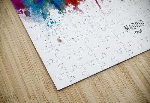 Madrid Spain Skyline Michael Tompsett puzzle