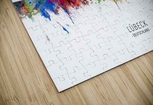 Lubeck Germany Skyline Michael Tompsett puzzle