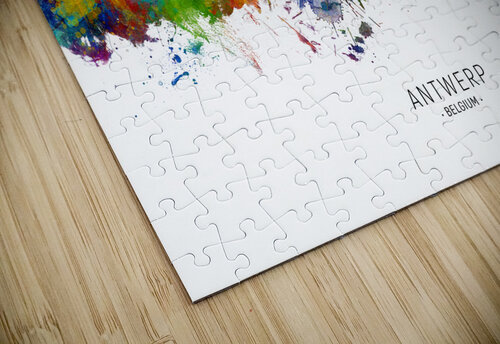 Antwerp Belgium Skyline Michael Tompsett puzzle