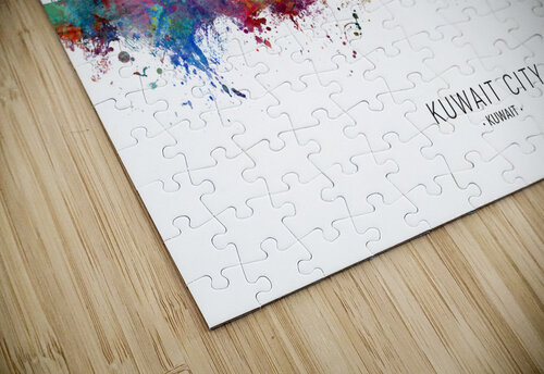 Kuwait City Skyline Michael Tompsett puzzle