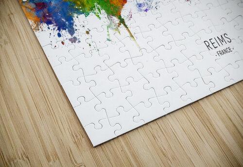 Reims France Skyline Michael Tompsett puzzle