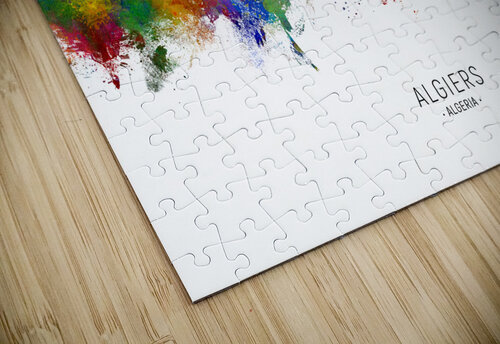 Algiers Algeria Skyline Michael Tompsett puzzle