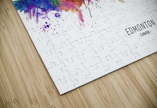 Edmonton Canada Skyline Michael Tompsett puzzle