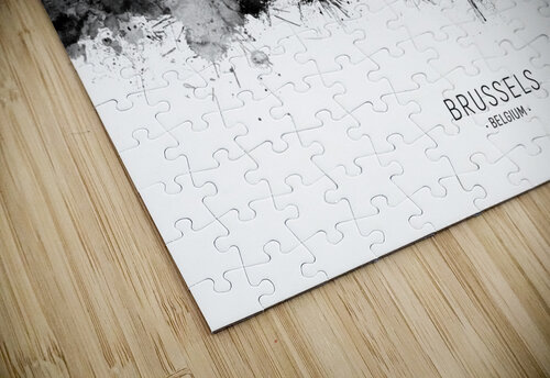 Brussels Belgium Skyline Michael Tompsett puzzle