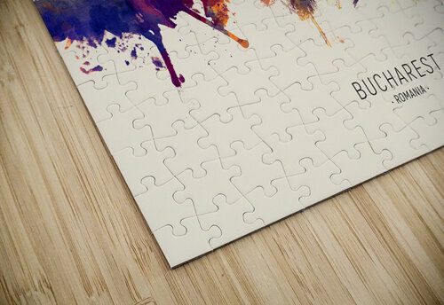 Bucharest Romania Skyline Michael Tompsett puzzle
