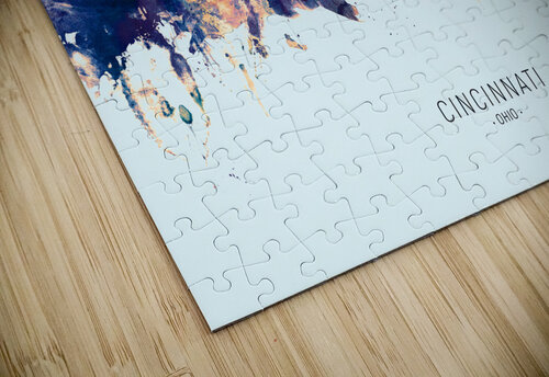 Cincinnati Ohio Skyline Michael Tompsett puzzle