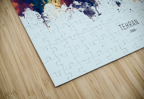 Tehran Iran Skyline Michael Tompsett puzzle