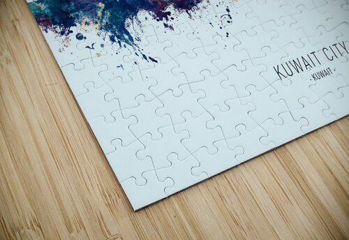 Kuwait City Skyline Michael Tompsett puzzle