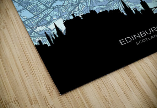 Edinburgh Skyline Map Michael Tompsett puzzle