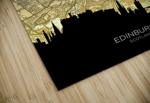 Edinburgh Skyline Map Michael Tompsett puzzle