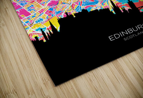 Edinburgh Skyline Map Michael Tompsett puzzle