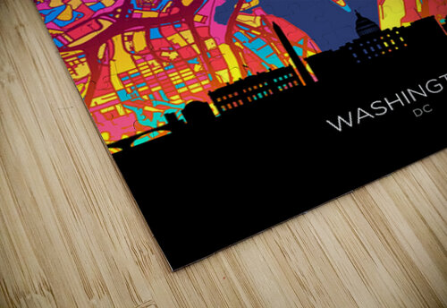 Washington DC Skyline Map Michael Tompsett puzzle