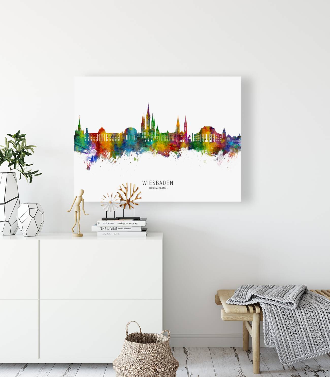 Wiesbaden Germany Skyline Reproduction
