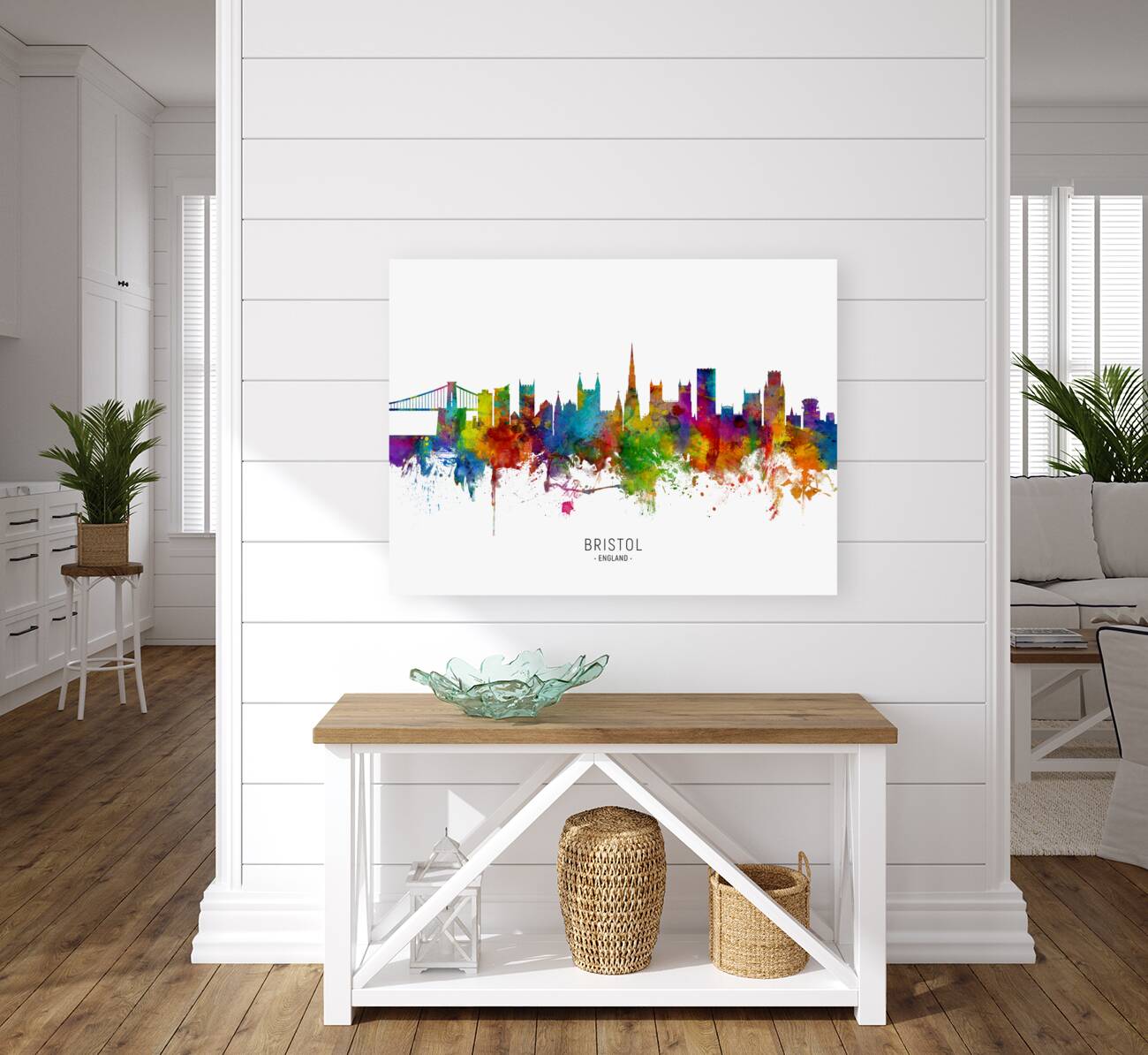 Bristol England Skyline Reproduction