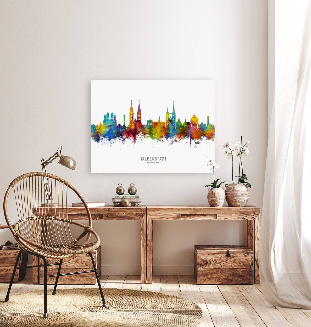 Halberstadt Germany Skyline Reproduction