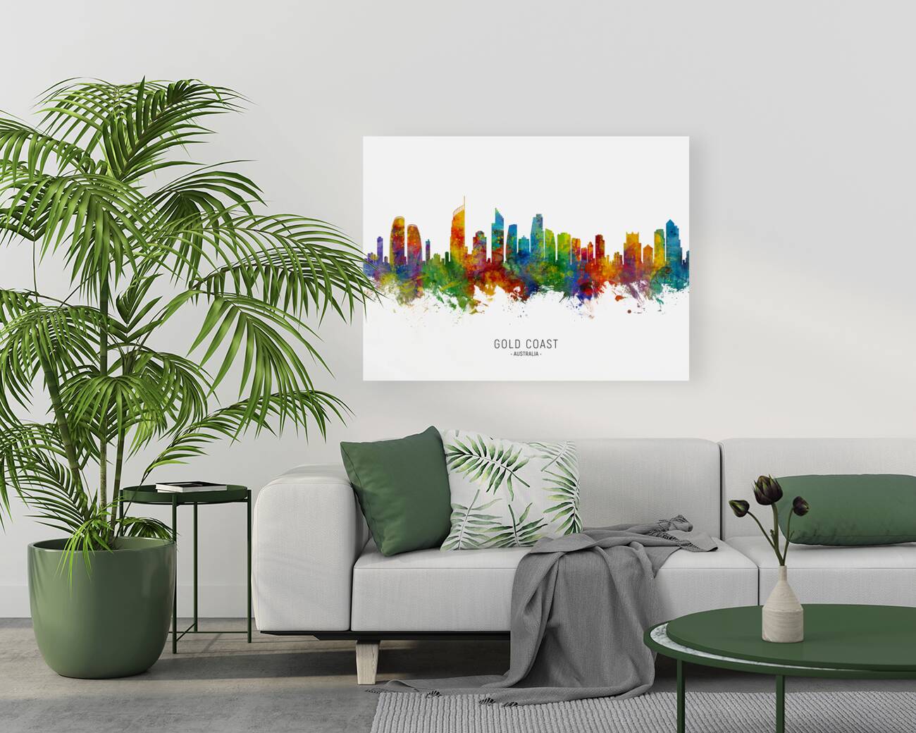 Gold Coast Australia Skyline Reproduction