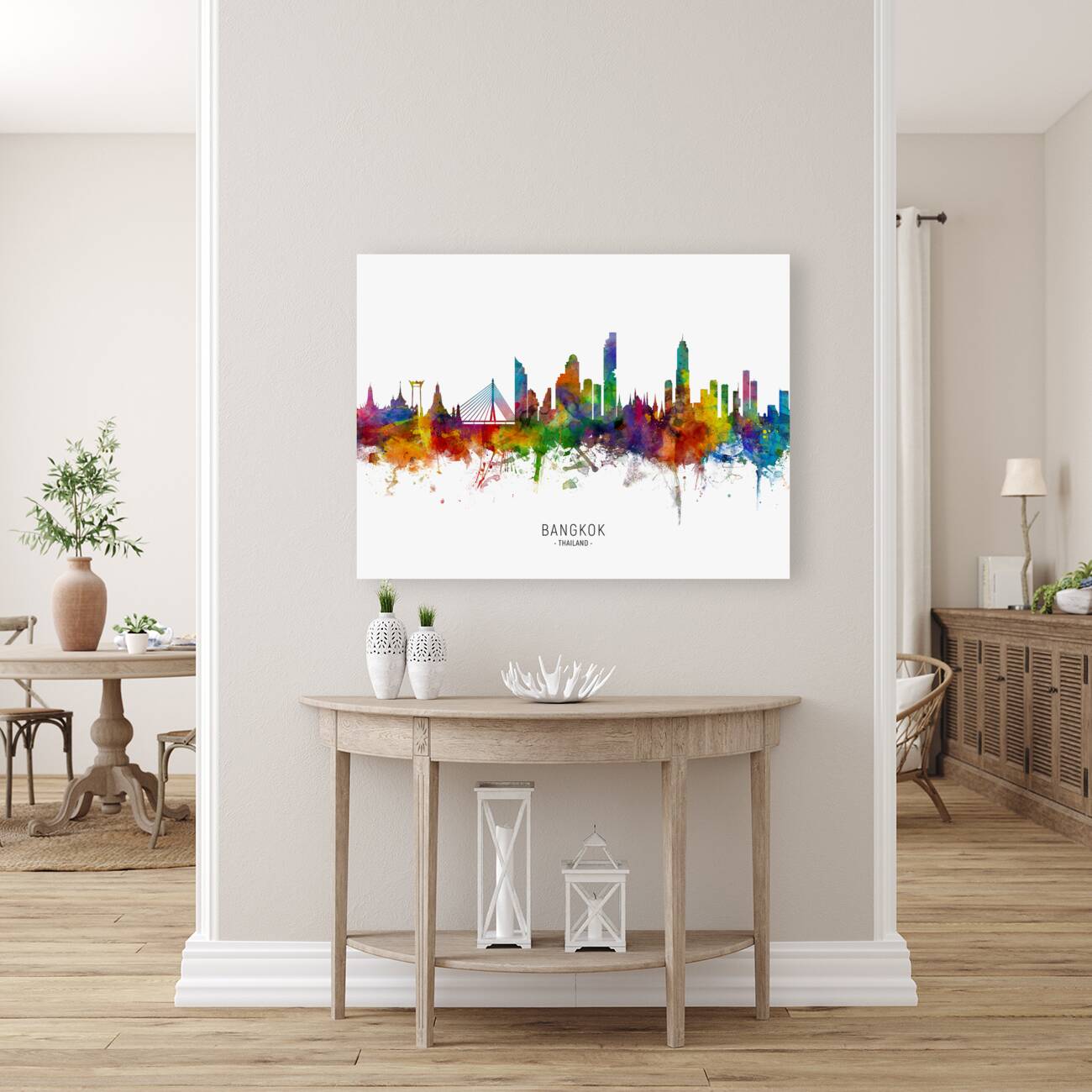 Bangkok Thailand Skyline Reproduction
