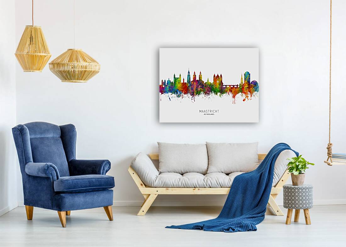 Maastricht The Netherlands Skyline Reproduction