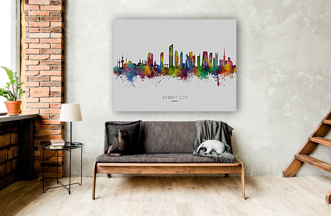 Kuwait City Skyline Reproduction