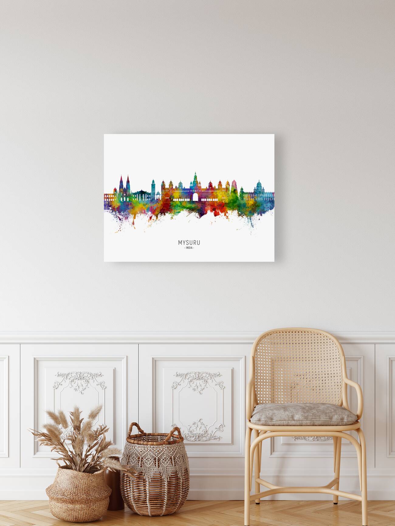 Mysuru Skyline India Reproduction