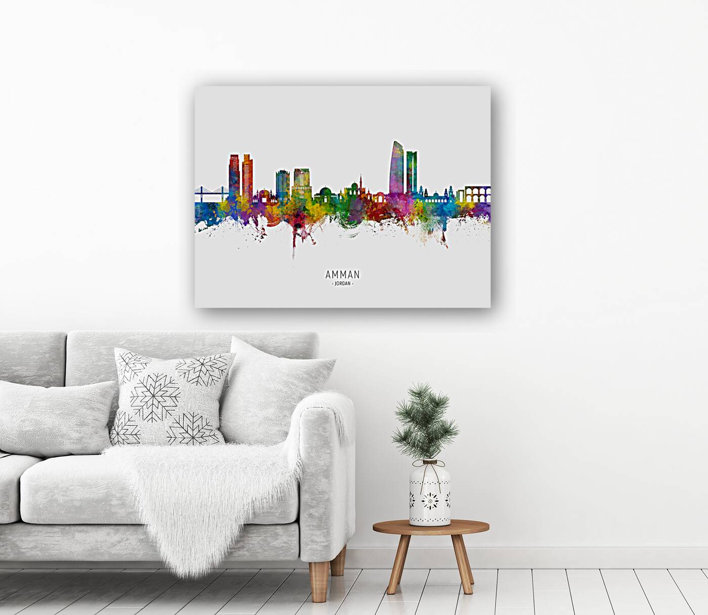Amman Skyline Reproduction