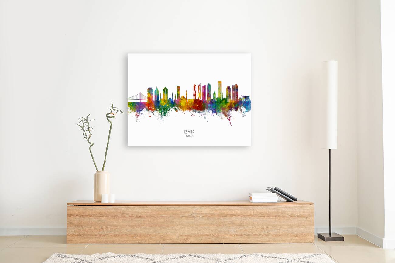 Izmir Turkey Skyline Reproduction