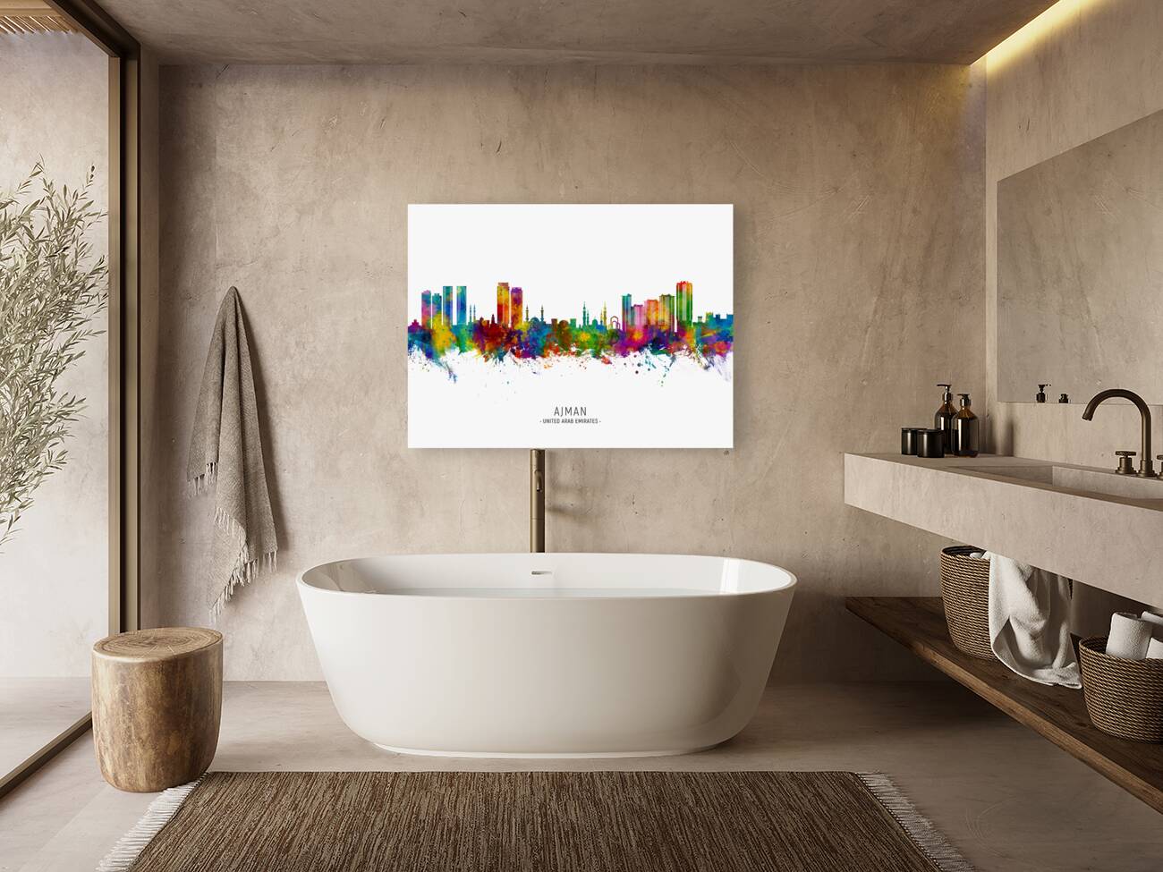 Ajman Skyline Reproduction