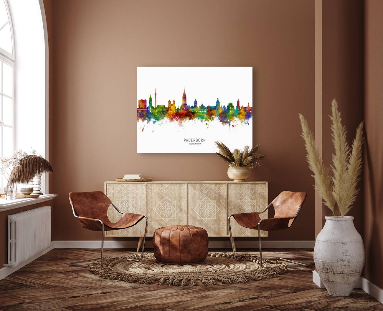 Paderborn Germany Skyline Reproduction