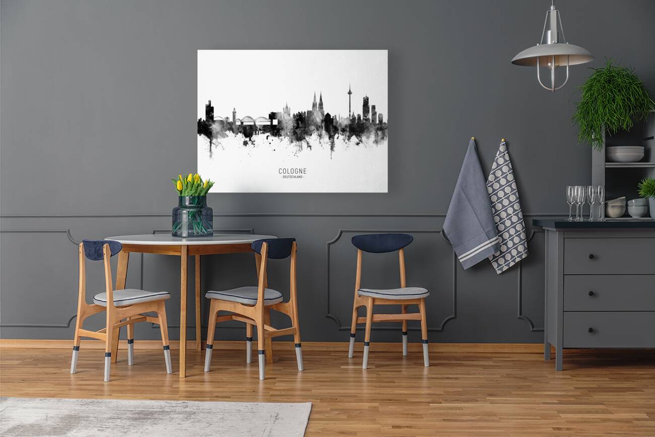 Cologne Germany Skyline Reproduction