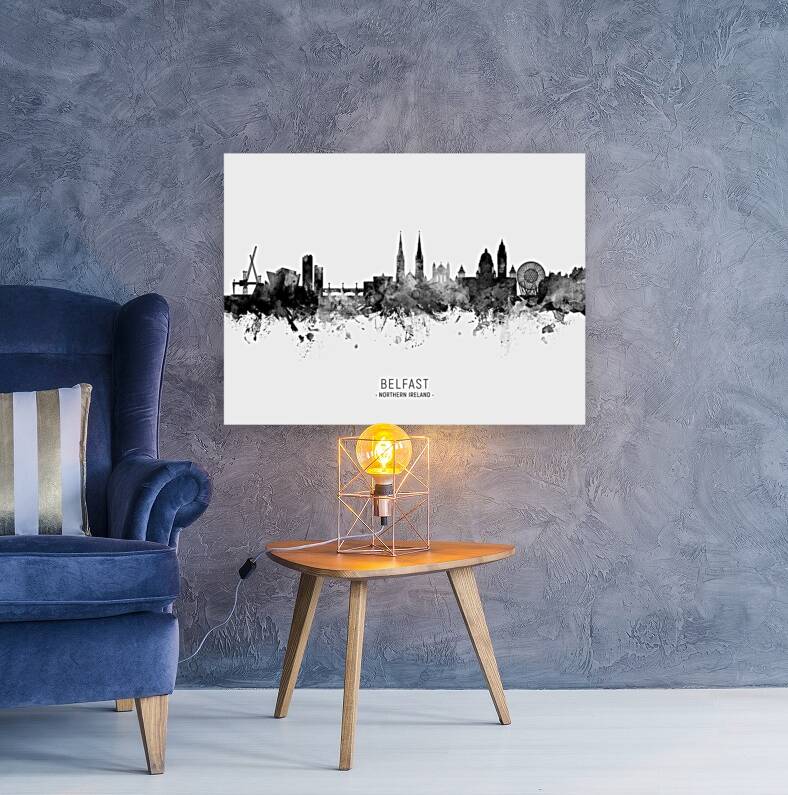 Belfast Northern Ireland Skyline Reproduction