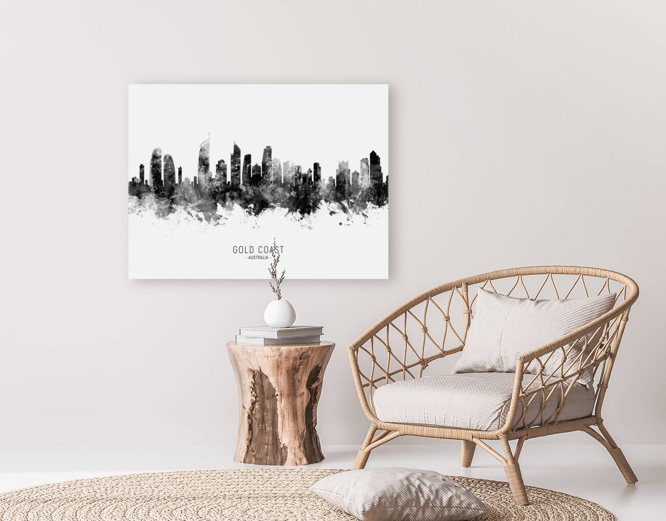 Gold Coast Australia Skyline Reproduction