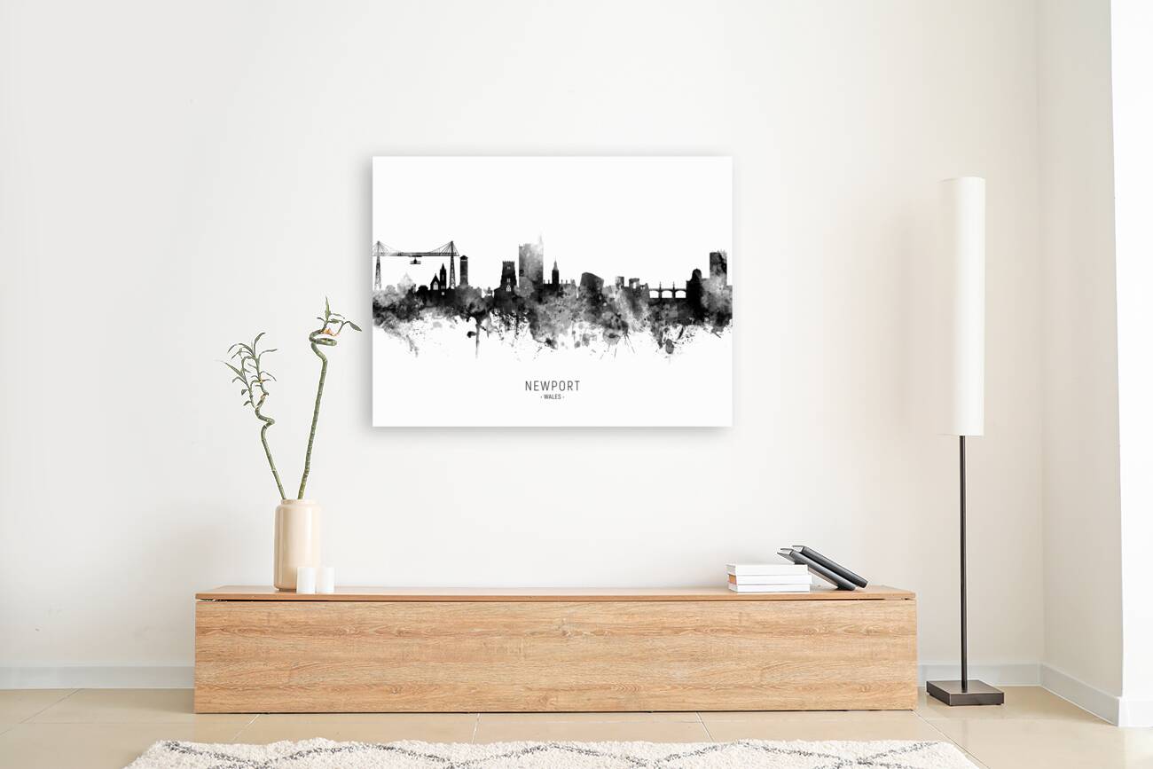 Newport Wales Skyline Reproduction