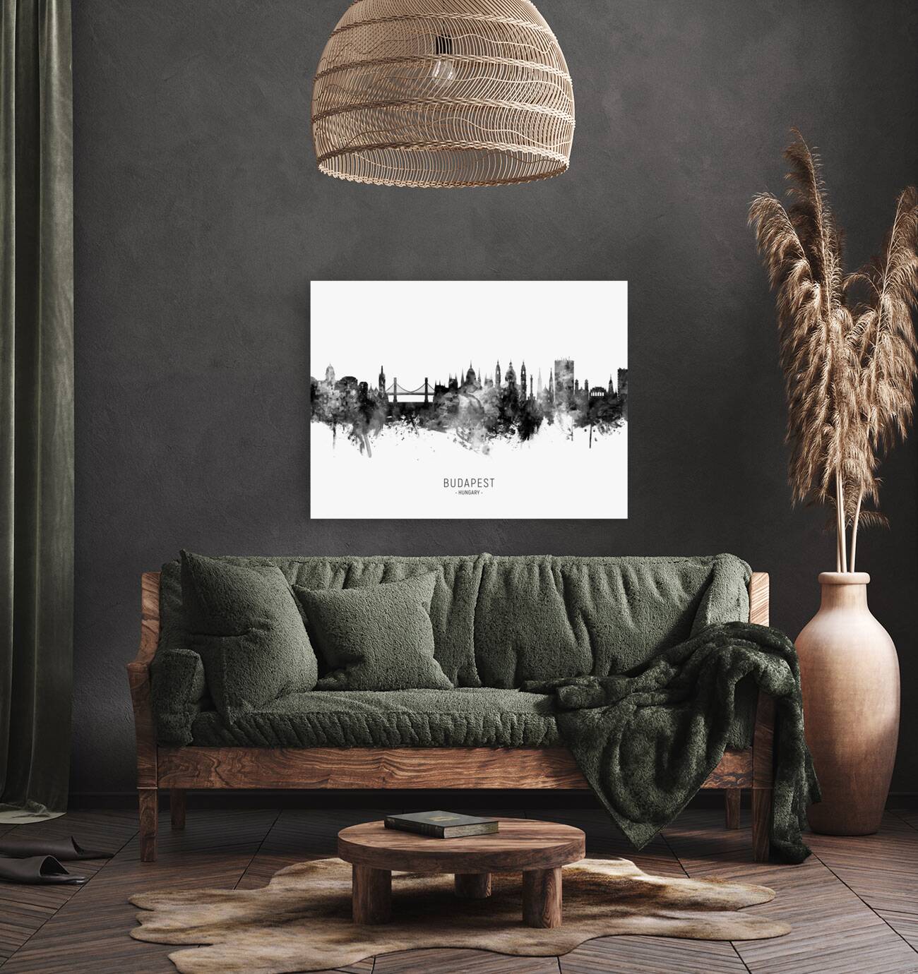 Budapest Hungary Skyline Reproduction