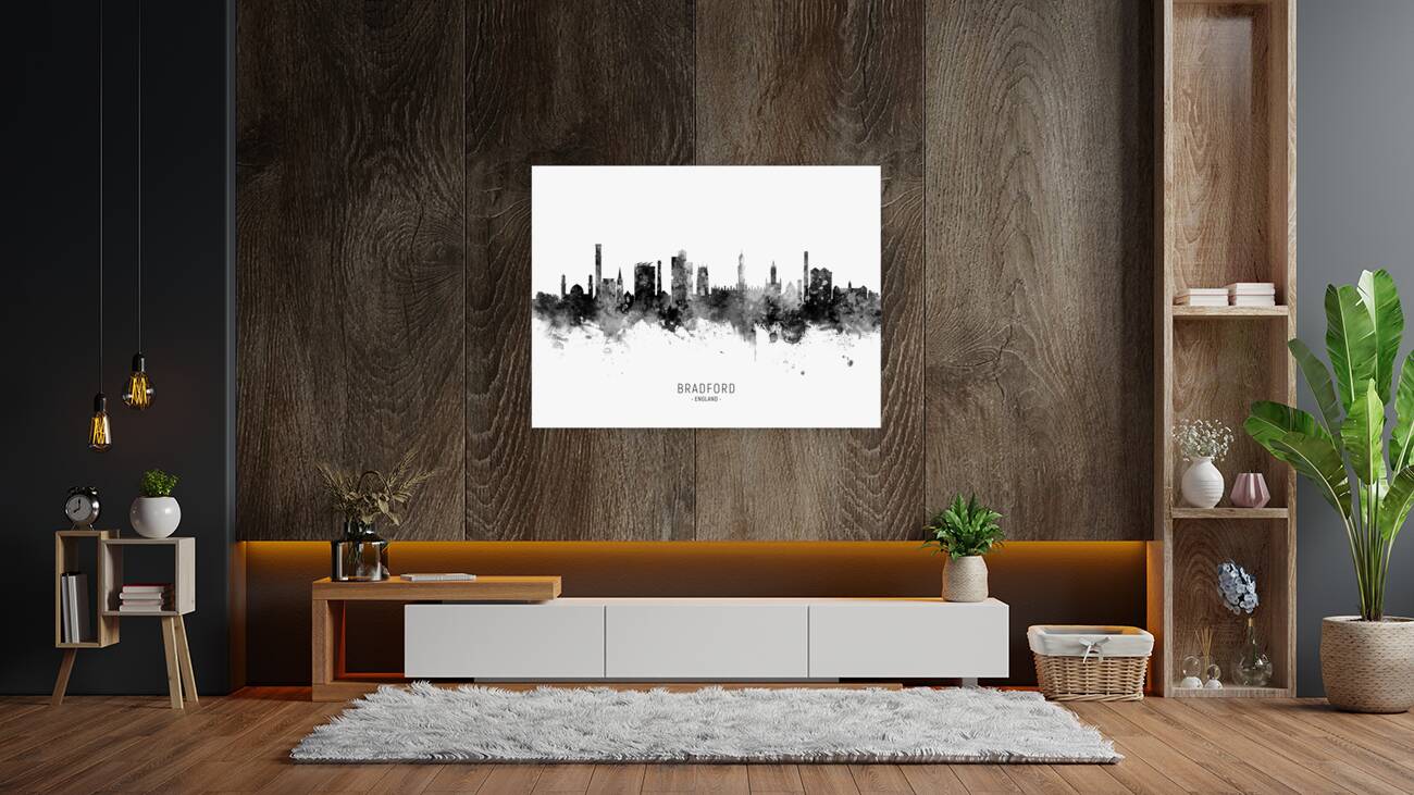 Bradford England Skyline Reproduction