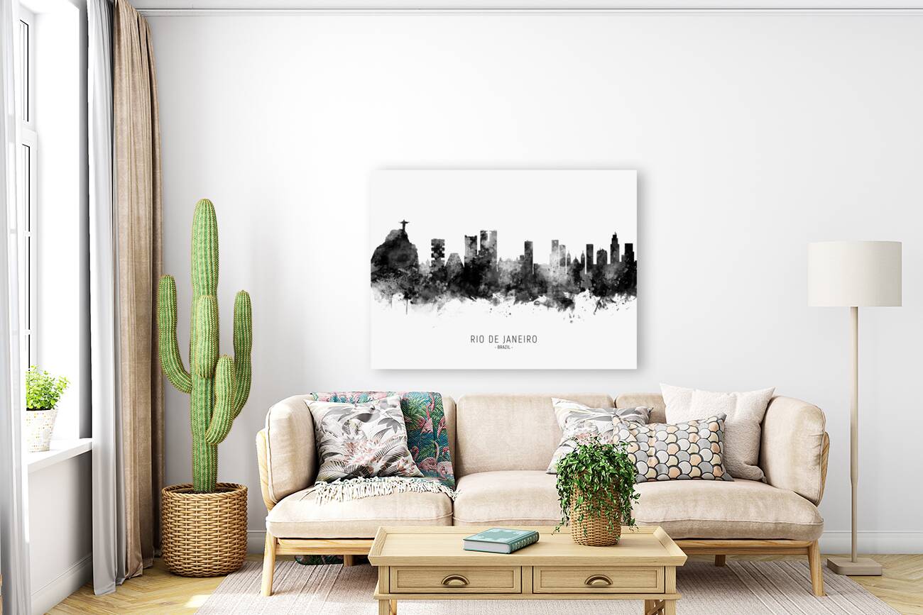 Rio de Janeiro Brazil Skyline Reproduction