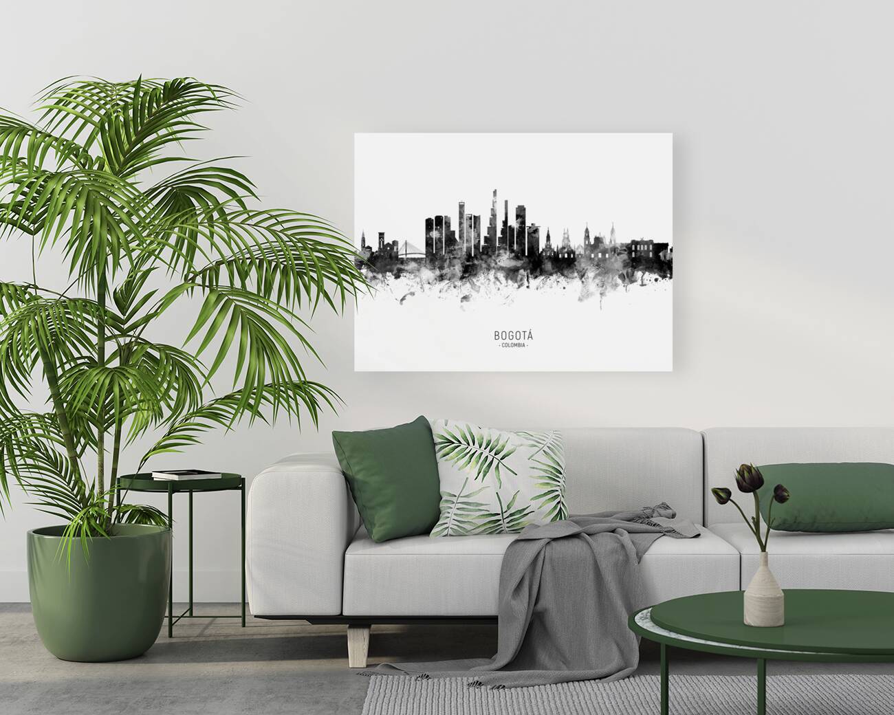 Bogota Colombia Skyline Reproduction