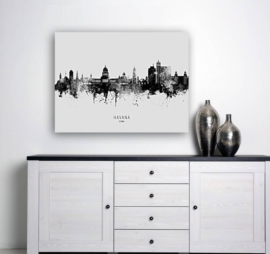 Havana Cuba Skyline Reproduction