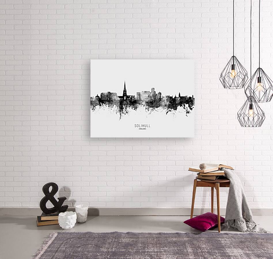 Solihull England Skyline Reproduction