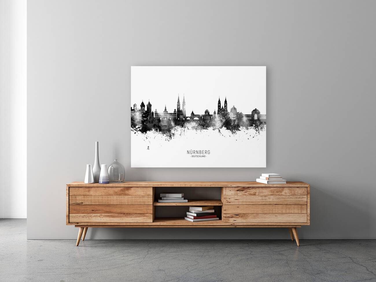 Nurnberg Germany Skyline Reproduction