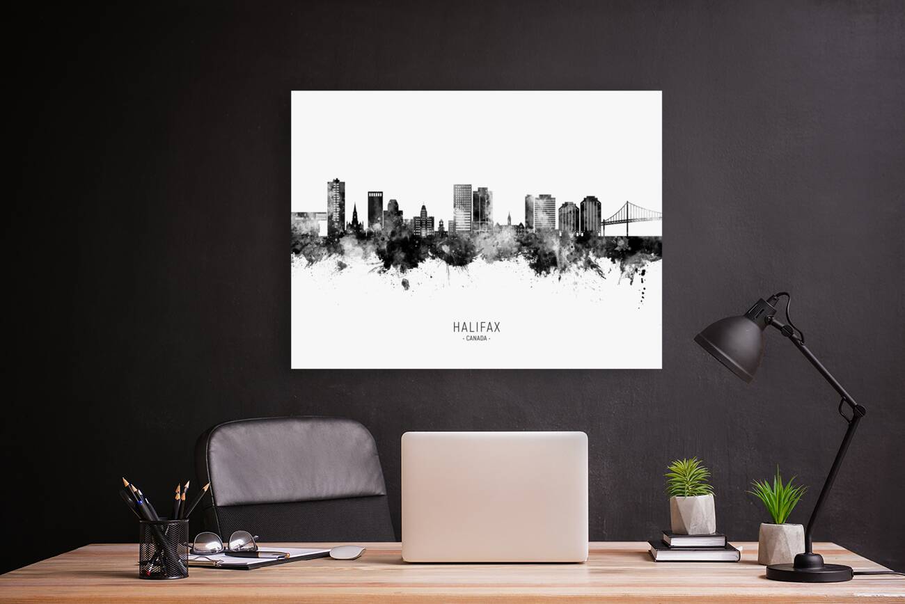 Halifax Canada Skyline Reproduction