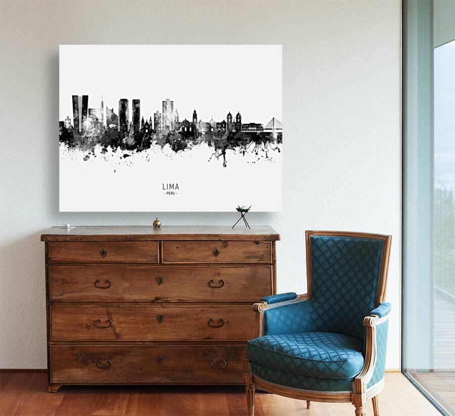 Lima Peru Skyline Reproduction