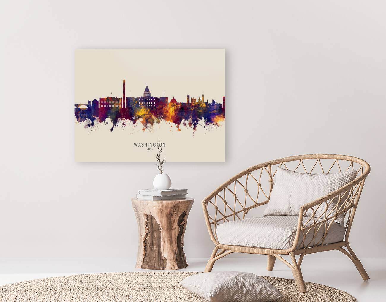 Washington DC Skyline Reproduction